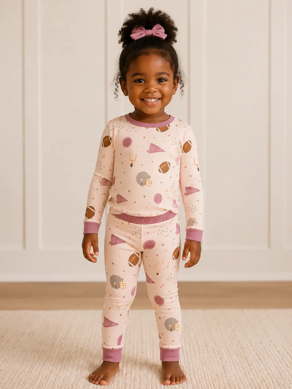 Pink Pep Rally Zinza™ TENCEL™ Toddler Pajamas | H&B – The Honey