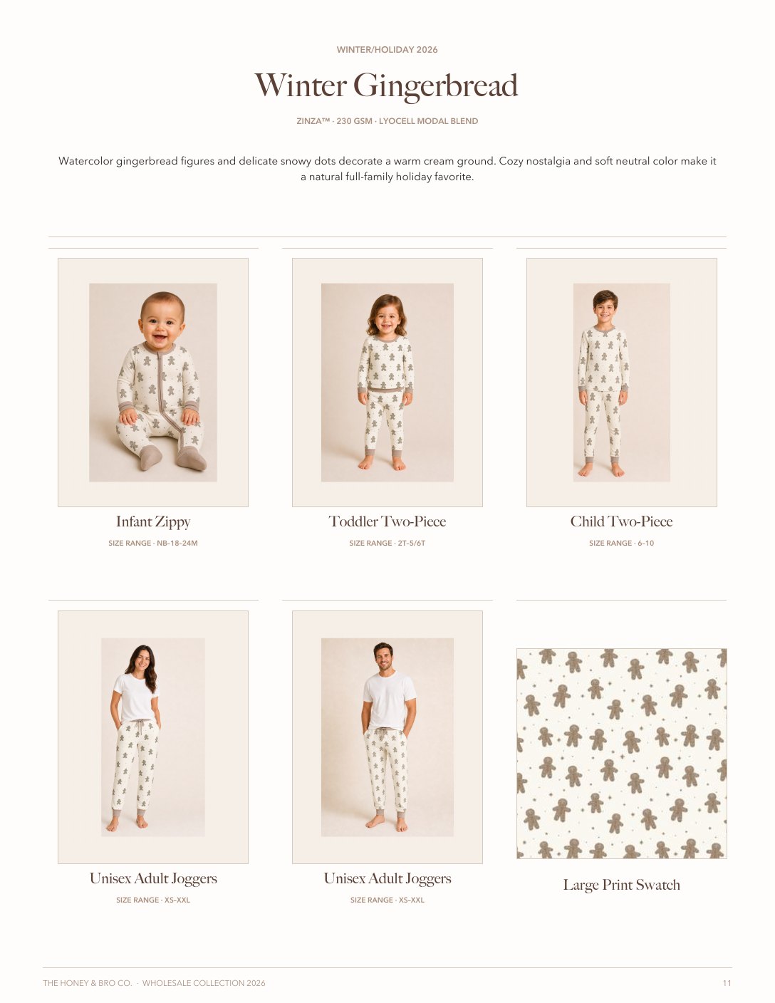 Lookbook page 11 of 34: Winter Gingerbread