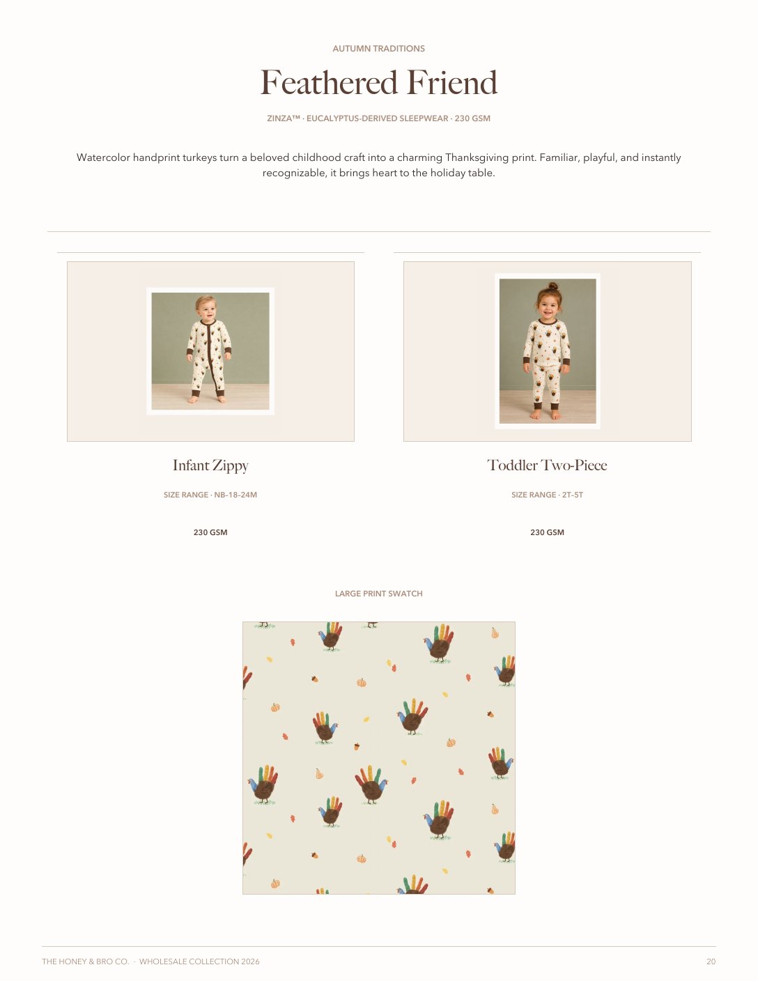 Lookbook page 20 of 34: Feathered Friend