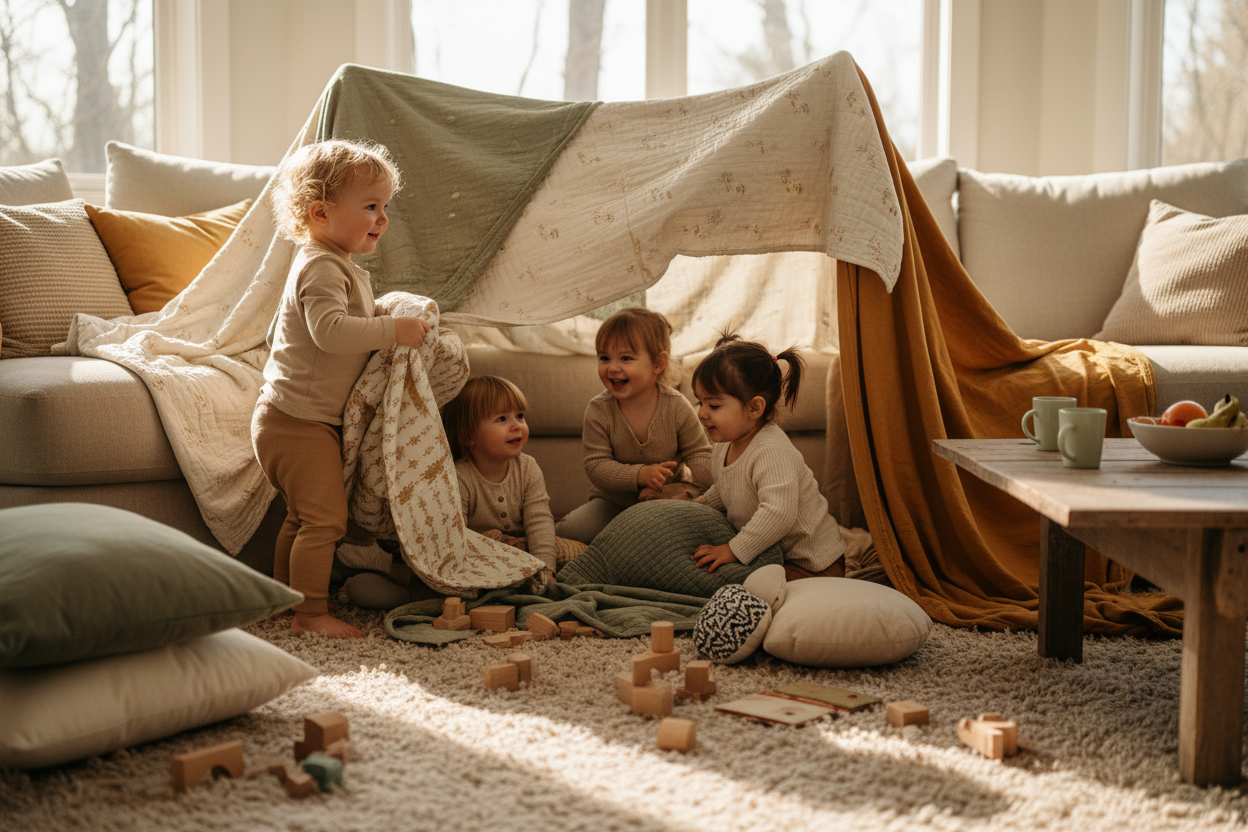 Snow Day Activities with Kids: Cozy Indoor Fun for Babies & Toddlers ❄️