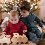 Dotted Rib Organic Cotton Dress by Burt's Bees Baby - Lifestyle
