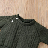 2pcs 95% Cotton Long-sleeve Imitation Knitting Set - View 15