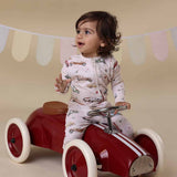 Vintage Cars organic snugglesuit styled flat lay
