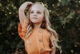 Lucy Marigold Organic Muslin Romper - Collection View
