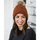 Chili Pop Pom Pom Beanie Hat by Huggalugs - Lifestyle View