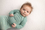 Arrow Print Knotted Newborn Gown by Three Little Tots - Styled View