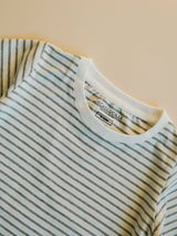 Long Sleeve Tee - Gray Stripe by The Honey and Bro Co. - Back View