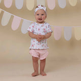 White Rabbit Organic Cotton Baby & Toddler Tee by Snuggle Hunny - Flat Lay - Easter Baby Clothing