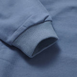 The Marley Organic Bubble Romper | Cornflower - Close-Up - Mimi & Me Organic Baby Clothing