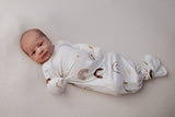 Rainbow Knotted Gown | Newborn by Three Little Tots - Pattern Detail