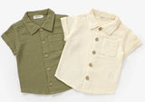 Henry Arctic Blue Shirt - Styled on Child