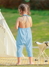 Open back jumpsuit by The Honey and Bro Co. - Detail View
