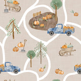 Harvest Haul Zinza toddler two-piece pajama set by The Honey and Bro Co.