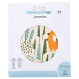 Dinosaur Modal Toddler Two-Piece Pajama Set by Three Little Tots - Close-Up