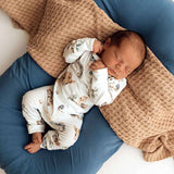 Dragon Organic Cotton Growsuit Zippy Romper - On Baby Side