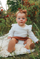 3-Piece Baby Cable Knit Sweater Set - Front View by PatPat
