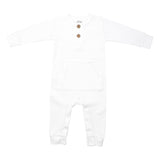 Baby Ribbed Playsuit - Detail of Functional Pockets