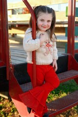Gingerbread Sweater for Baby & Toddler by Huggalugs - Front View