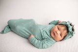 Arrow Print Knotted Newborn Gown by Three Little Tots - View 21 - Newborn Baby Clothing