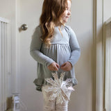Snowflake Flurries Organic Tunic & Pants Set by The Honey and Bro Co. - Back View