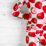 Berry Sweet Strawberry Pajamas - Detail Print