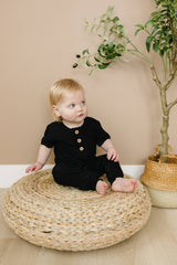 Bamboo Henley Romper - View 8
