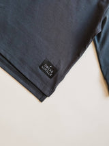 Long Sleeve Tee | Off Black by The Honey and Bro Co. - Lifestyle View