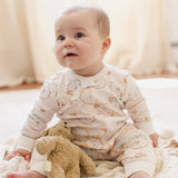 Bicycles Footless Sleep & Play by Burt's Bees Baby - Lifestyle View - Organic Cotton Baby Sleepwear