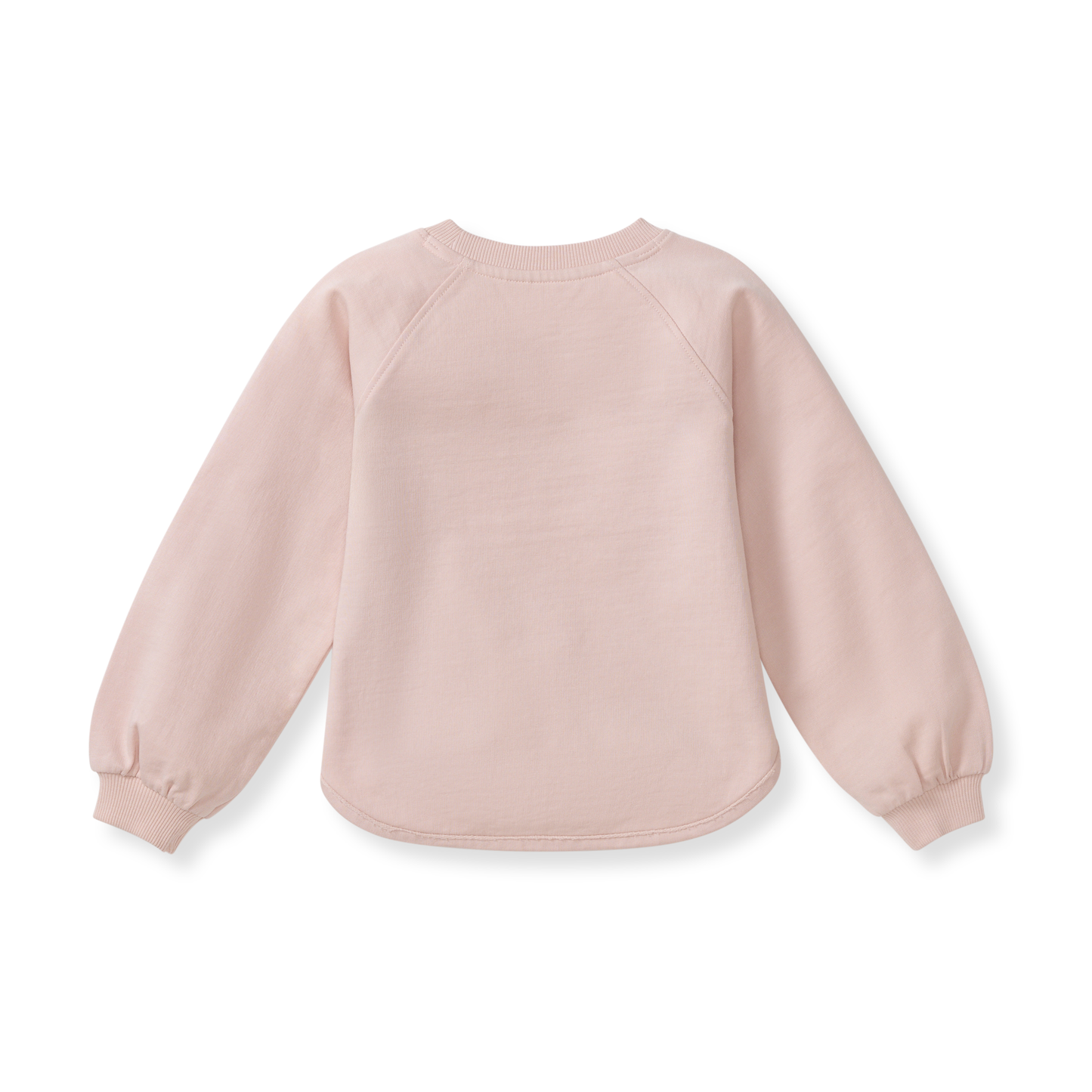 HOPPY PINK ORGANIC COTTON SWEATSHIRT by Burt's Bees Baby - Back View - Easter Baby Clothing