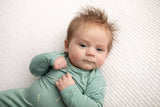 Arrow Print Knotted Newborn Gown by Three Little Tots - Fabric Detail
