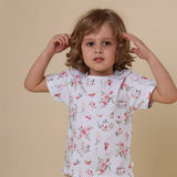 White Rabbit Organic Cotton Baby & Toddler Tee by Snuggle Hunny - Detail View - Easter Baby Clothing