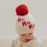 Ho Ho Ho! Hand Knit Beanie Hat by The Honey and Bro Co. - Detail View