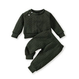 2pcs 95% Cotton Long-sleeve Imitation Knitting Set - View 10
