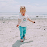 Beach Bum Graphic Tee by Finn + Emma - Lifestyle View - Organic Cotton Toddler Tee