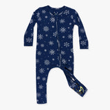 Family Matching Snowflake Bamboo Convertible Footie by Bellabu Bear - Back View