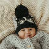 Frenchie Puppy Dog Beanie Hat by Huggalugs - Close-Up