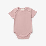 Organic Cotton Bodysuit - The Bobbi | Peony by The Honey and Bro Co - Front View