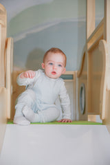 Origami Bodysuit & Jumpsuit Baby Boy Set by The Honey and Bro Co. - Front View