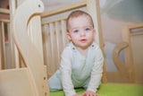 Origami Bodysuit & Jumpsuit Baby Boy Set by The Honey and Bro Co. - Back View