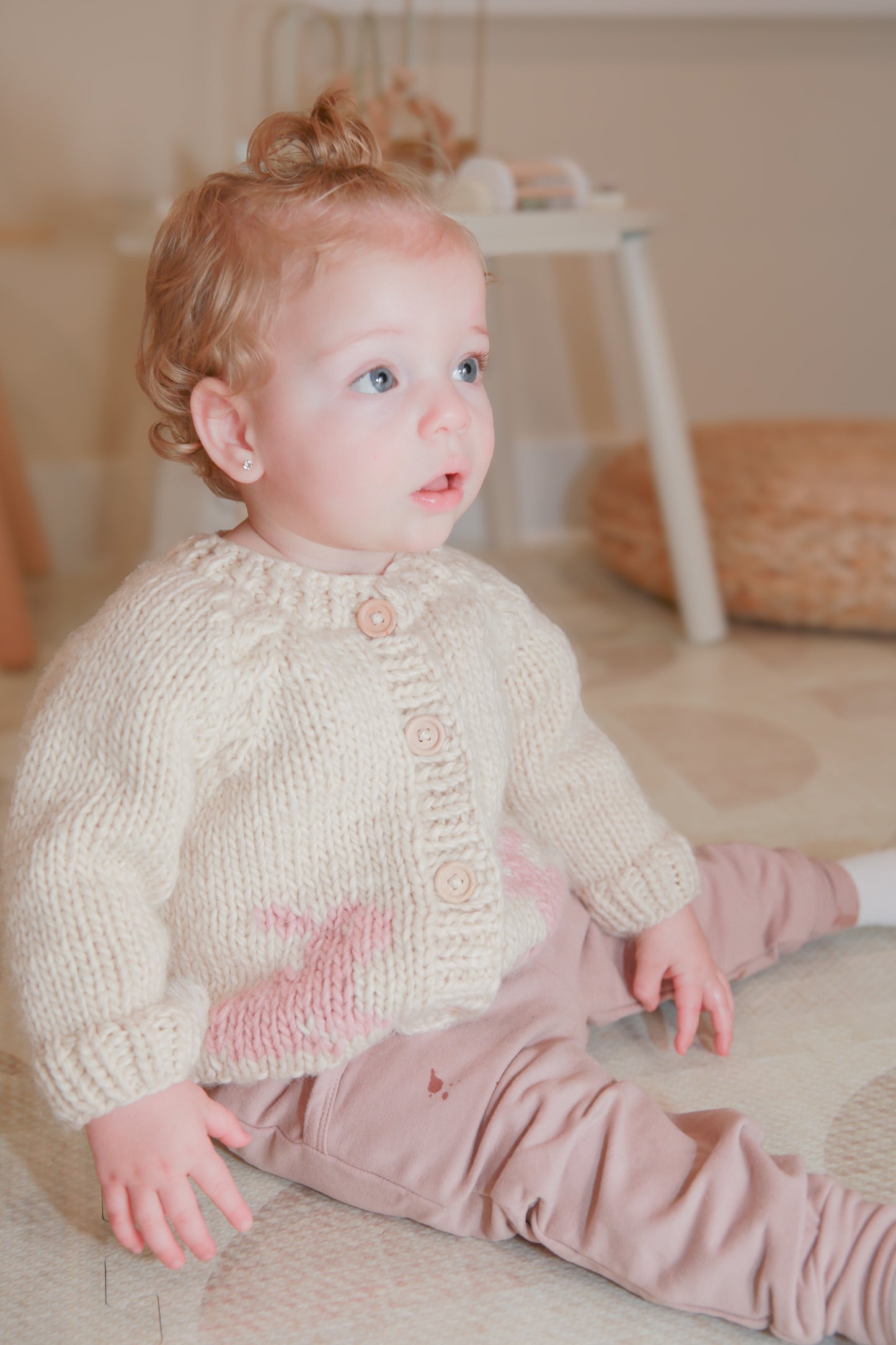 Bunny Cardigan Rosy Pink | Baby & Toddler - Baby & Toddler Clothing | The Honey and Bro Co
