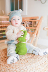 Bunny Ears Blue Beanie Hat | Baby & Kids by The Honey and Bro Co. - Lifestyle View
