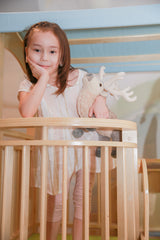 Pacific Stripe Organic Cotton Tunic & Leggings Set by The Honey and Bro Co. - Detail View