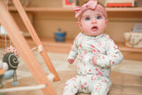 White Rabbit Organic Cotton Zip Footie Sleepsuit | Baby - Baby & Toddler Clothing | The Honey and Bro Co