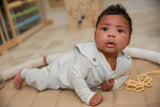 Origami Bodysuit & Jumpsuit Baby Boy Set by The Honey and Bro Co. - Lifestyle View