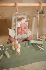 White Rabbit Organic Cotton Short Sleeve Dress | Baby Girl - Baby & Toddler Clothing | The Honey and Bro Co