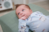 Taking Flight Organic Snugglesuit Convertible Romper | Baby by The Honey and Bro Co. - Back View
