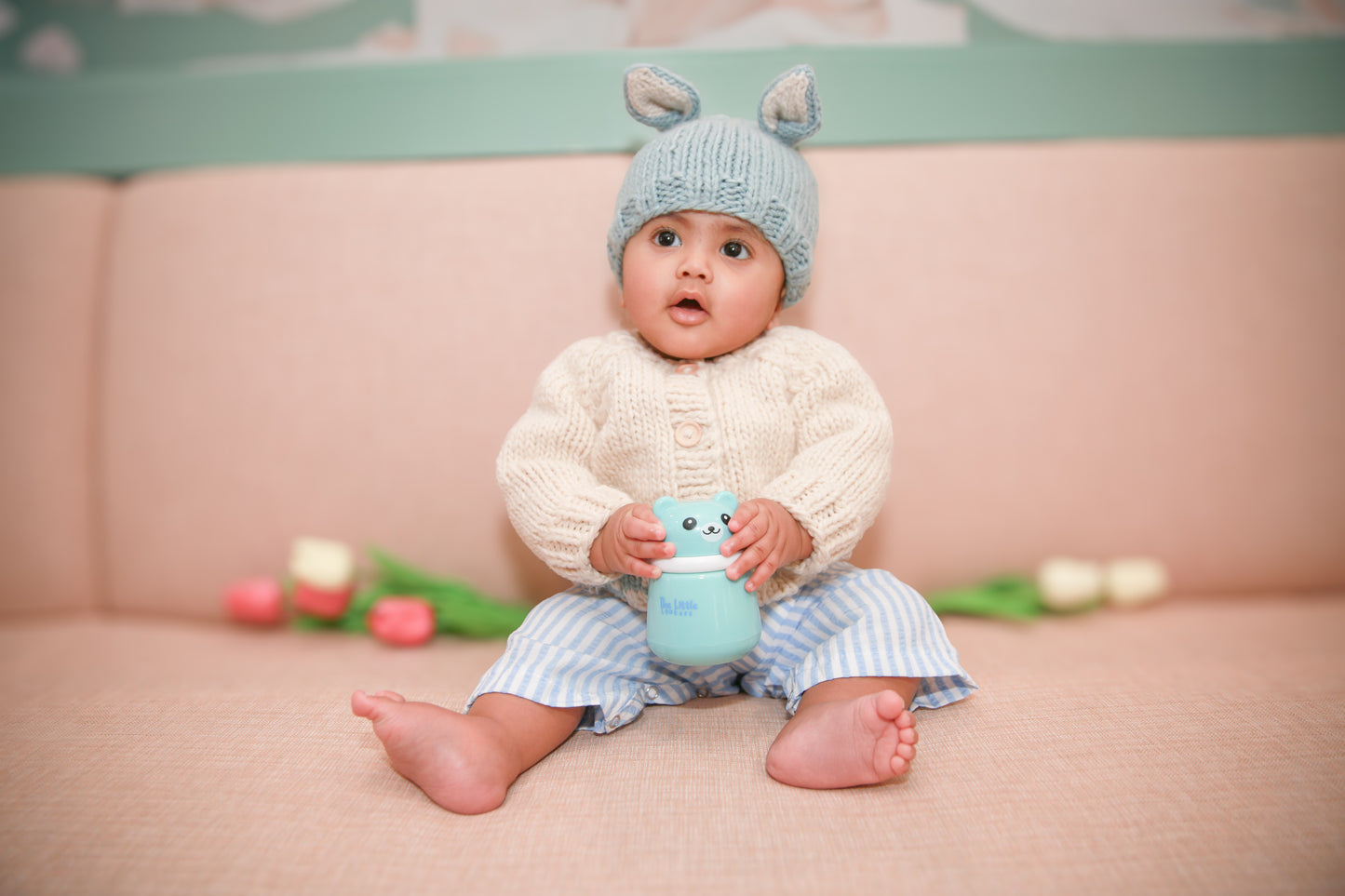 Bunny Ears Blue Beanie Hat | Baby & Kids - Baby & Toddler Clothing | The Honey and Bro Co