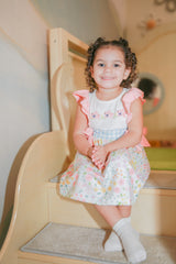 Easter Bunny Embroidery Girls Dress - Baby & Toddler Clothing | The Honey and Bro Co