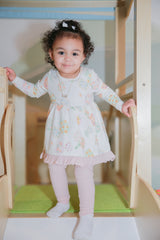 Floral Easter Eggs Tunic & Pants Set | Organic Cotton Baby - Baby & Toddler Clothing | The Honey and Bro Co