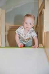 Dragon Organic Cotton Short Sleeve Bodysuit | Baby Onesie by The Honey and Bro Co. - Back View